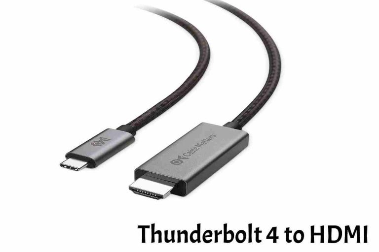 thunderbolt 4 hdmi cable